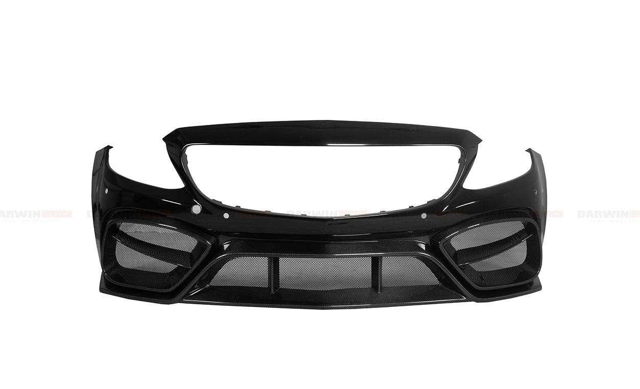2015-2021 Mercedes W205 C63S Coupe IMP Carbon Fiber Front Bumper